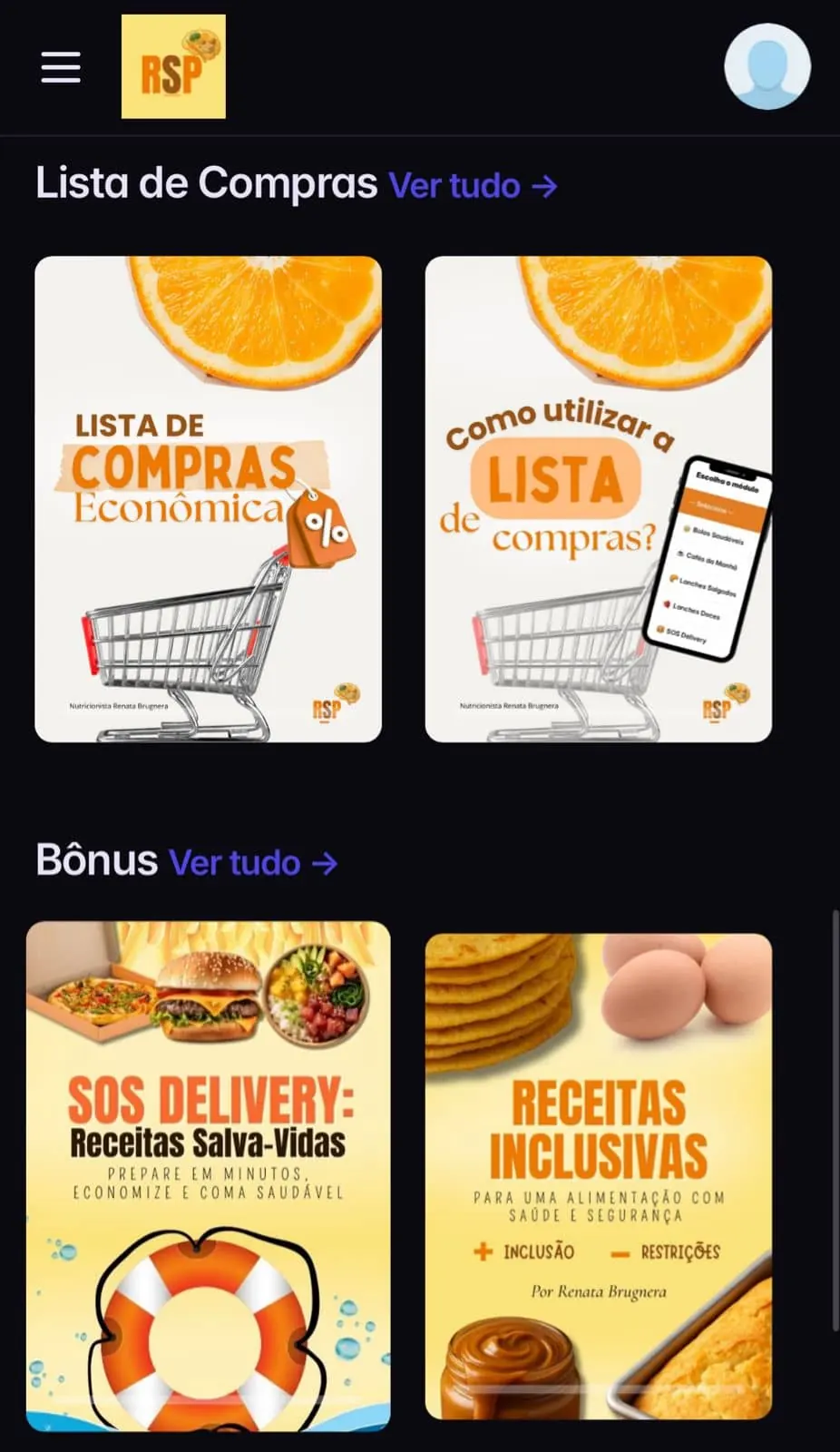 Tela 3 do aplicativo