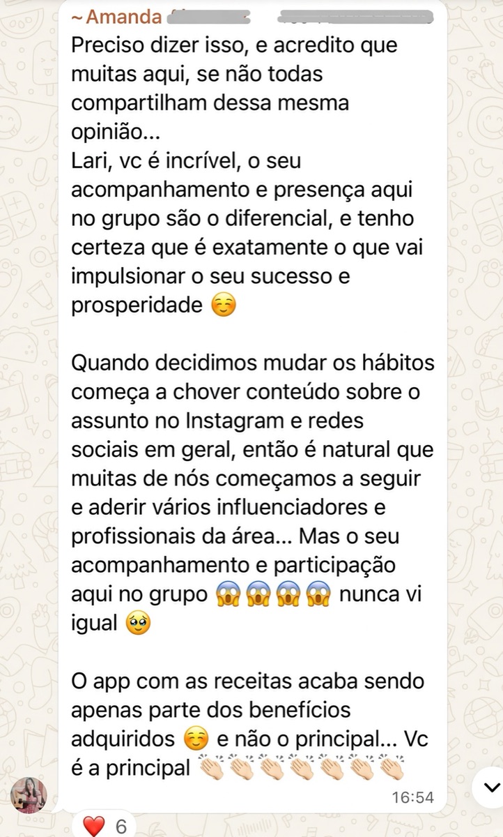 Depoimento de aluna 4